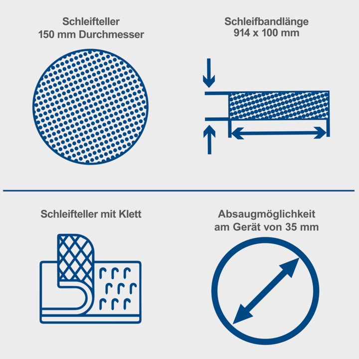 Image du produit Scheppach BTS800 Vario (Ponceuse à bande, Ponceuse à disque, 400 W)