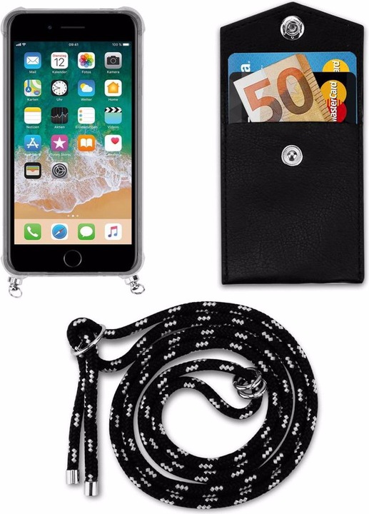 Produktbild Cadorabo TPU Handy Kette SILBER Cover