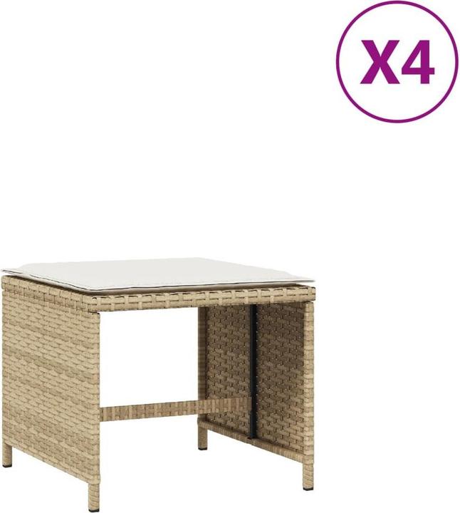 Actual product image vidaXL Gartenhocker