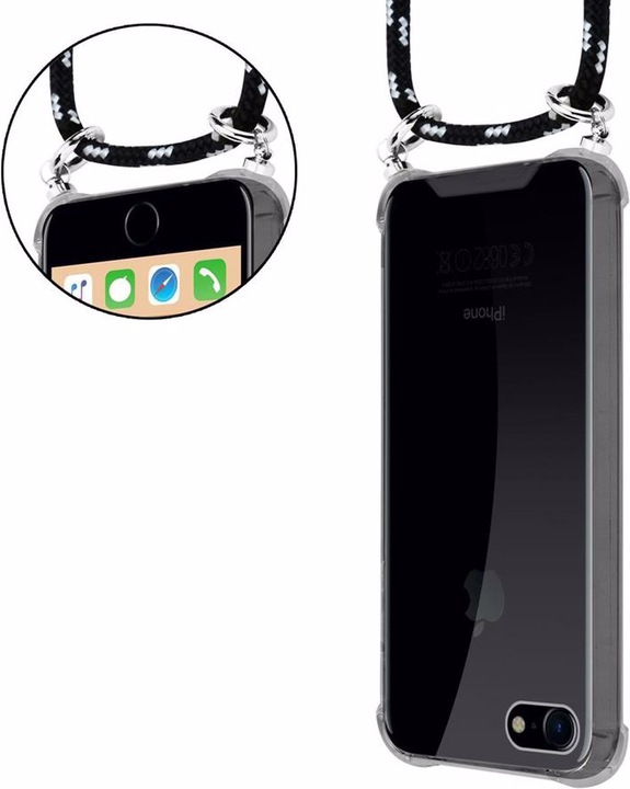 Produktbild Cadorabo TPU Handy Kette SILBER Cover