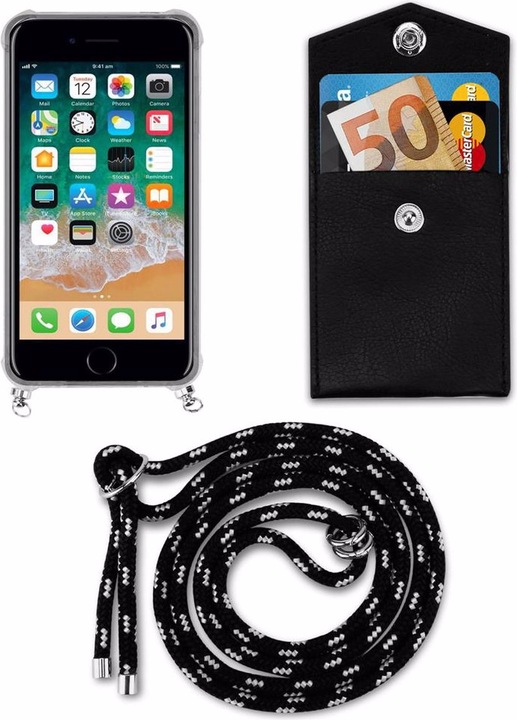 Produktbild Cadorabo TPU Handy Kette SILBER Cover