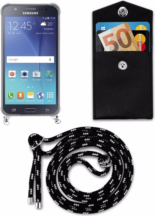 Produktbild Cadorabo TPU Handy Kette SILBER Cover