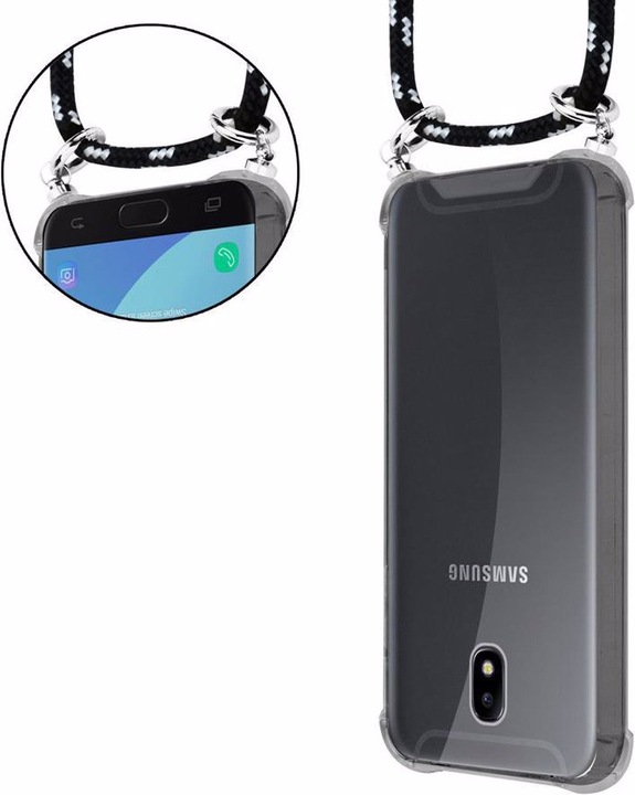 Produktbild Cadorabo TPU Handy Kette SILBER Cover