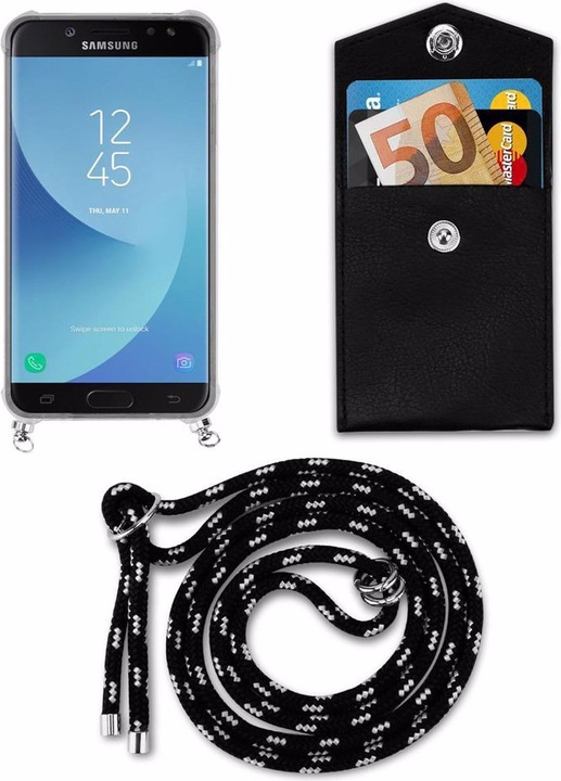 Produktbild Cadorabo TPU Handy Kette SILBER Cover