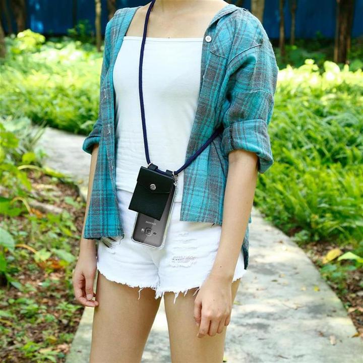 Produktbild Cadorabo TPU Handy Kette SILBER Cover