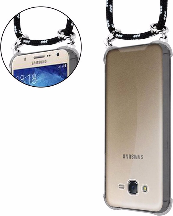 Produktbild Cadorabo TPU Handy Kette SILBER Cover