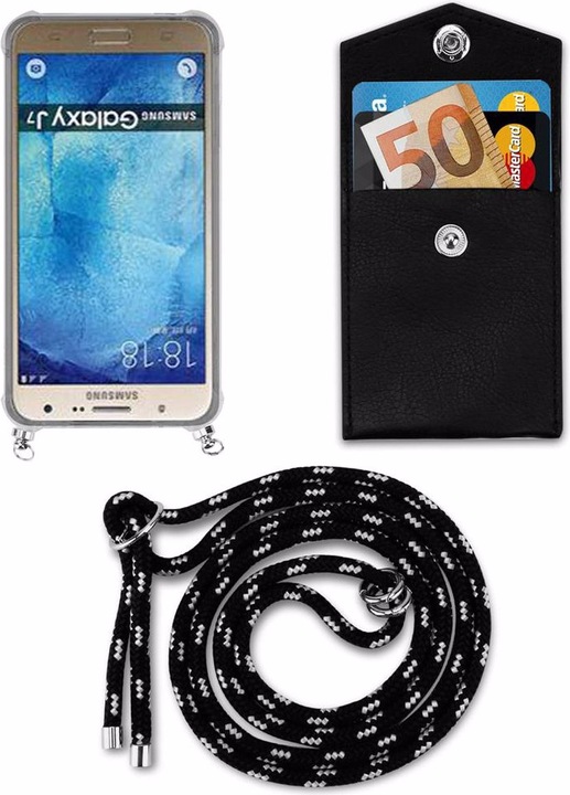 Produktbild Cadorabo TPU Handy Kette SILBER Cover