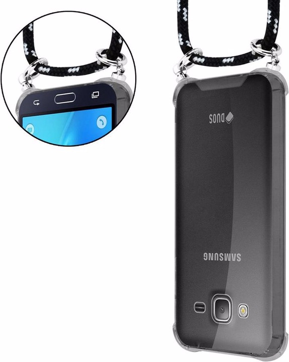 Produktbild Cadorabo TPU Handy Kette SILBER Cover