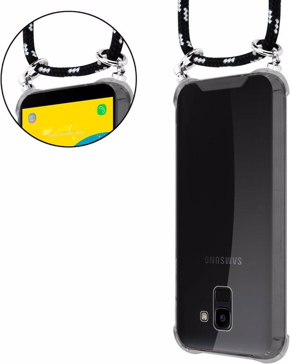 Produktbild Cadorabo TPU Handy Kette SILBER Cover