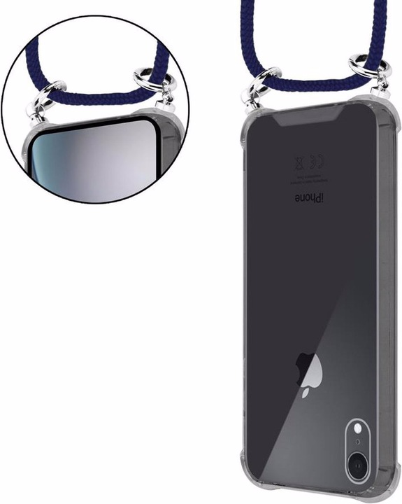 Produktbild Cadorabo TPU Handy Kette SILBER Cover