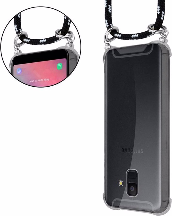 Produktbild Cadorabo TPU Handy Kette SILBER Cover