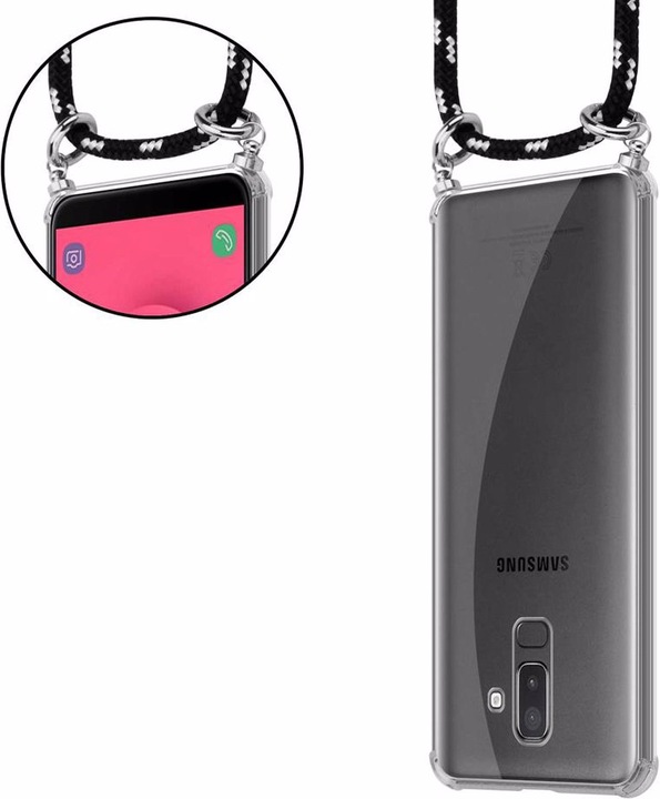 Produktbild Cadorabo TPU Handy Kette SILBER Cover