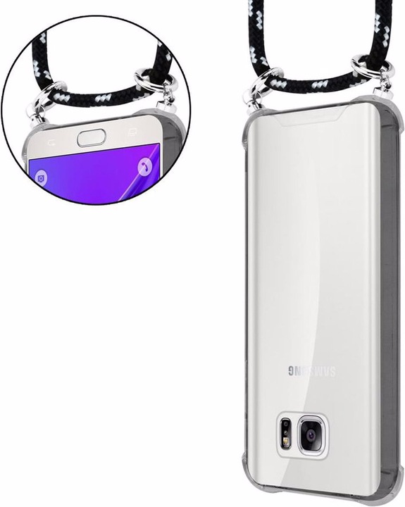 Produktbild Cadorabo TPU Handy Kette SILBER Cover
