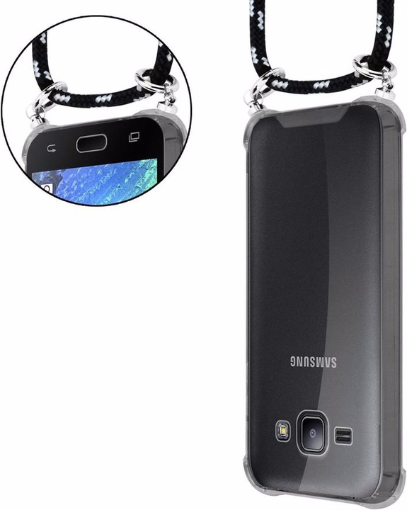 Produktbild Cadorabo TPU Handy Kette SILBER Cover