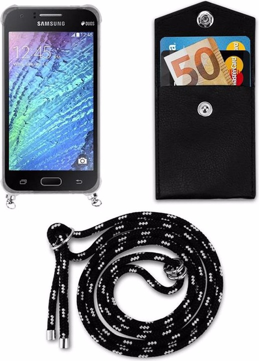 Produktbild Cadorabo TPU Handy Kette SILBER Cover