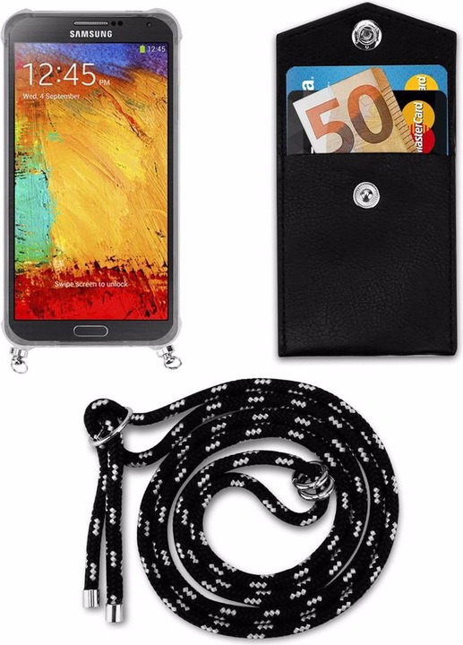 Produktbild Cadorabo TPU Handy Kette SILBER Cover