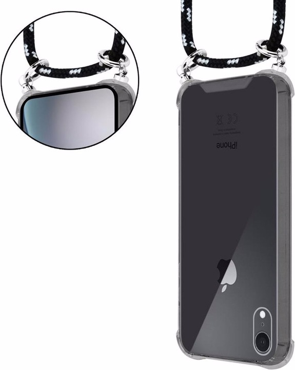 Produktbild Cadorabo TPU Handy Kette SILBER Cover