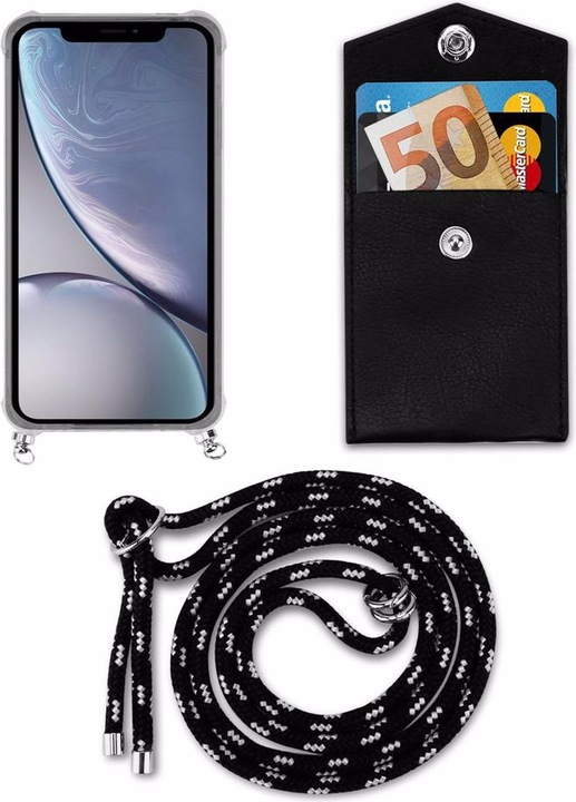 Produktbild Cadorabo TPU Handy Kette SILBER Cover
