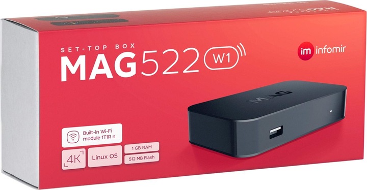 Actual product image infomir MAG 522 W1 (0.51 GB, IPTV, Hard drive)