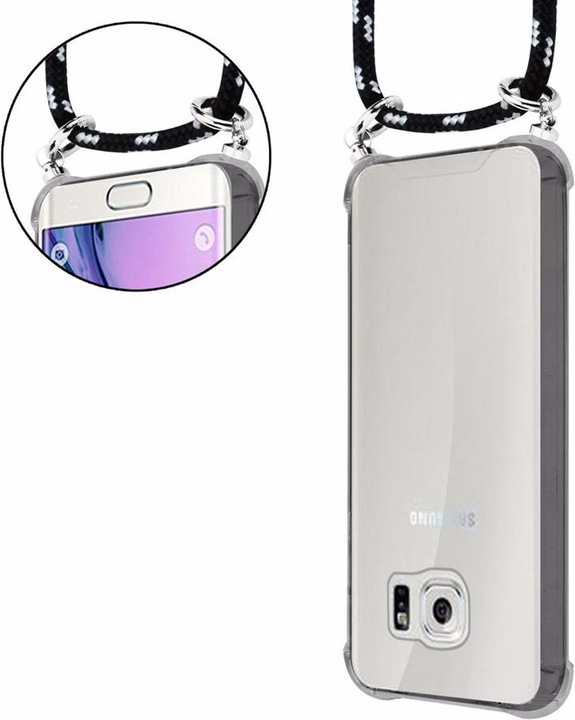 Produktbild Cadorabo TPU Handy Kette SILBER Cover