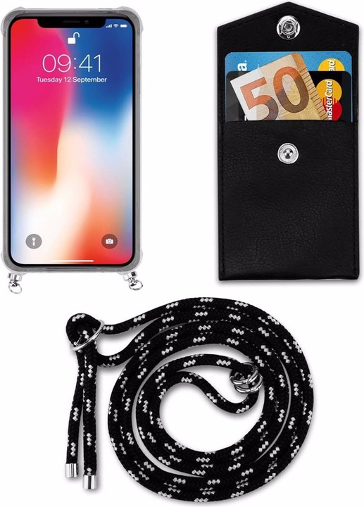 Produktbild Cadorabo TPU Handy Kette SILBER Cover