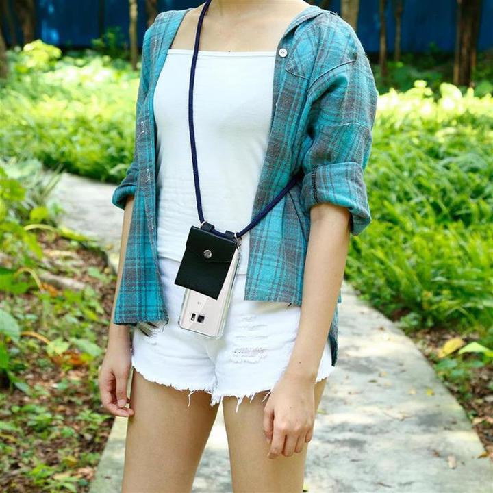 Produktbild Cadorabo TPU Handy Kette SILBER Cover