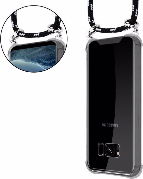 Produktbild Cadorabo TPU Handy Kette SILBER Cover