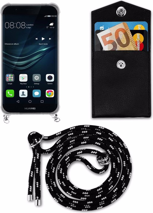 Produktbild Cadorabo TPU Handy Kette SILBER Cover