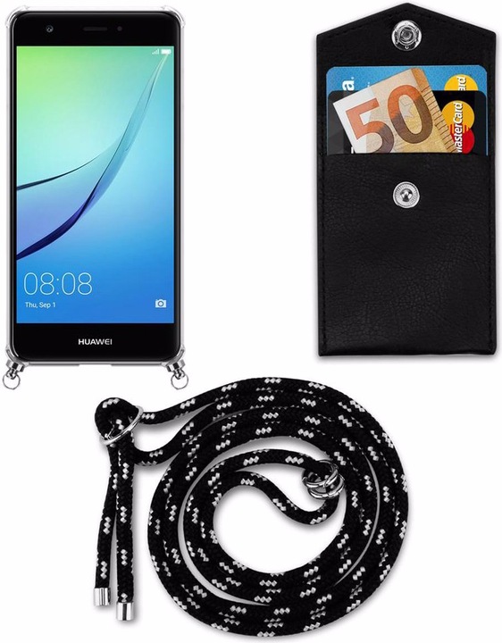 Produktbild Cadorabo TPU Handy Kette SILBER Cover