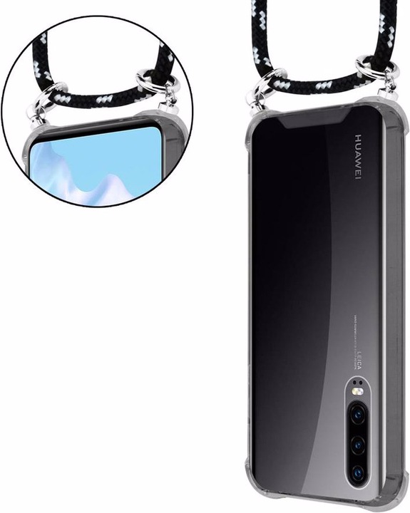 Produktbild Cadorabo TPU Handy Kette SILBER Cover