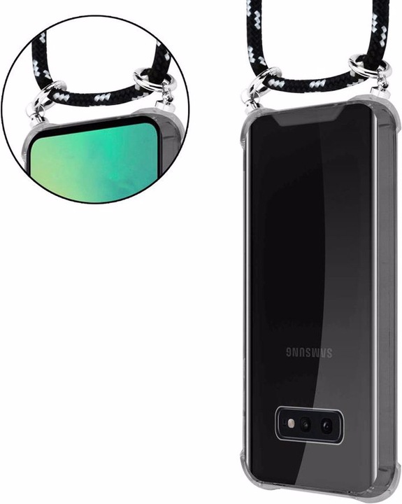 Produktbild Cadorabo TPU Handy Kette SILBER Cover