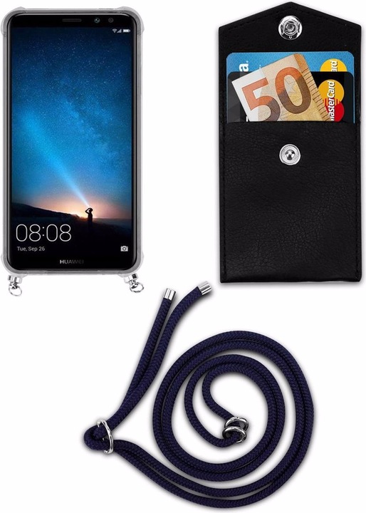 Produktbild Cadorabo TPU Handy Kette SILBER Cover
