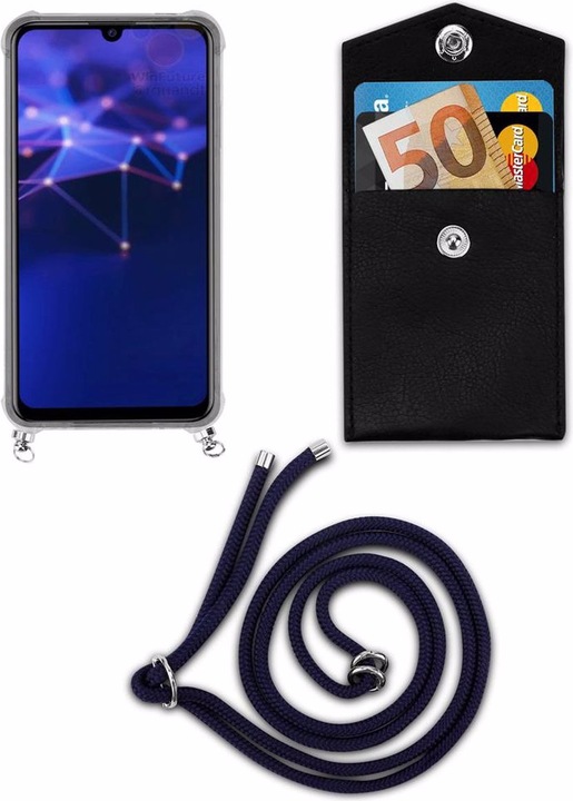 Produktbild Cadorabo TPU Handy Kette SILBER Cover