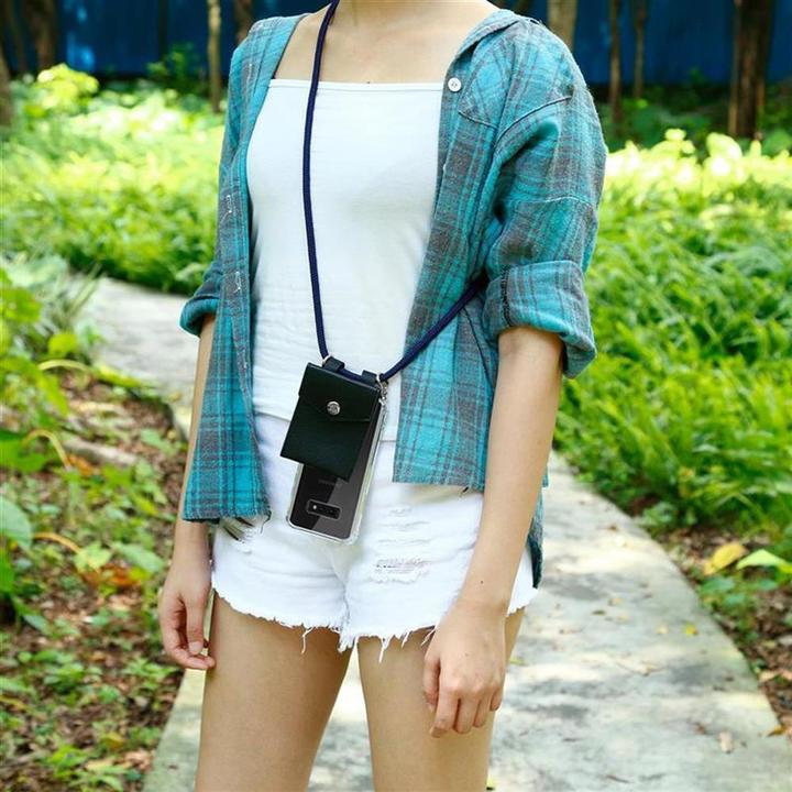 Produktbild Cadorabo TPU Handy Kette SILBER Cover