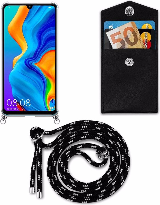 Produktbild Cadorabo TPU Handy Kette SILBER Cover