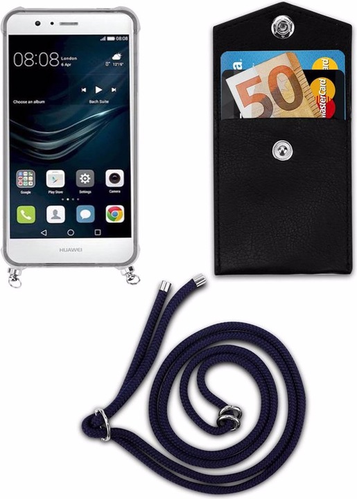Produktbild Cadorabo TPU Handy Kette SILBER Cover