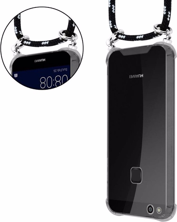 Produktbild Cadorabo TPU Handy Kette SILBER Cover