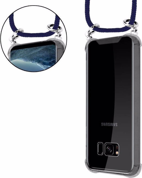 Produktbild Cadorabo TPU Handy Kette SILBER Cover