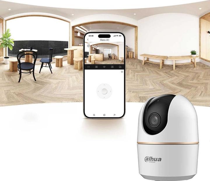 Actual product image Dahua DH-H3A WLAN Netzwerkkamera Schwenk-/Neigekamera 3MP 3,6mm IR Bis zu 10m (2304 x 1296 Pixels)