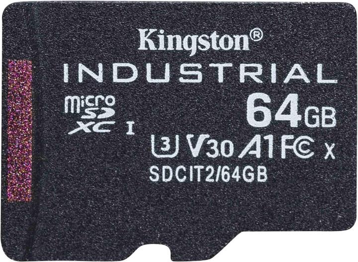Immagine prodotto Kingston microSDXC industriale pSLC (64 GB, microSDXC, U3, UHS-I)