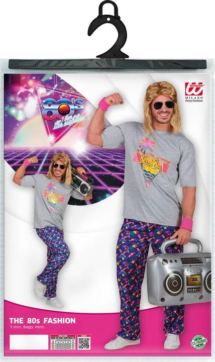 Actual product image Widmann Costume 80's Beach Boy (S)