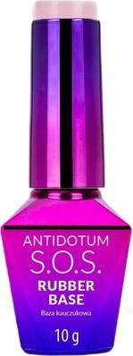 TOP Molly Nails Sos Antidotum Rubber Base Powder Pink 10g (Pink, Base Coat)
