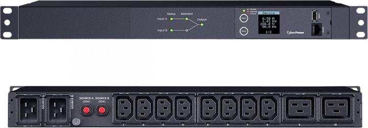 Actual product image Cyberpower PDU ATS Switch 2xIEC-C19 8xIEC-C13