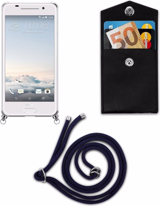 Produktbild Cadorabo TPU Handy Kette SILBER Cover