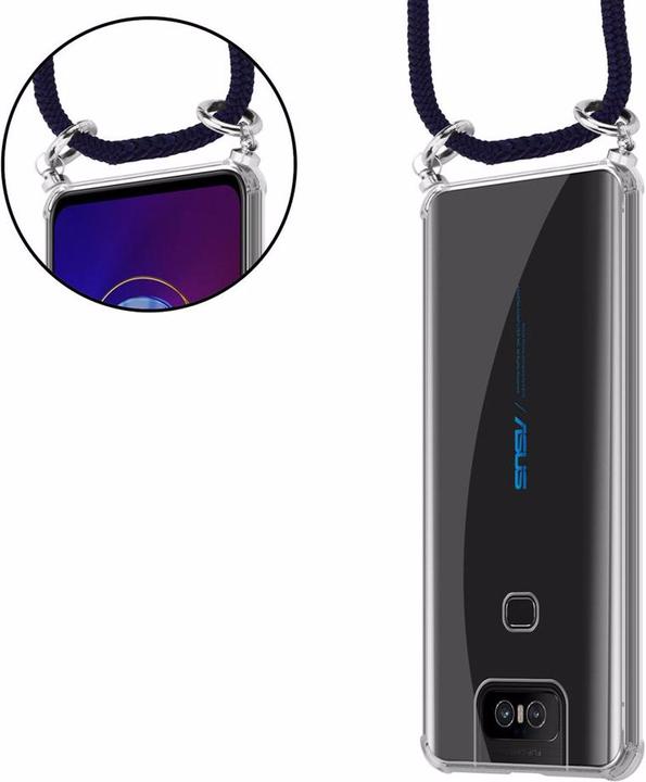 Produktbild Cadorabo TPU Handy Kette SILBER Cover