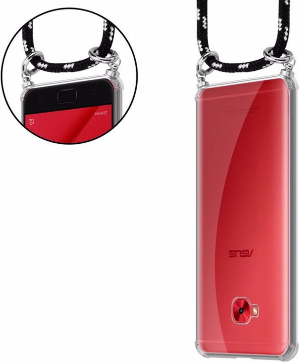 Produktbild Cadorabo TPU Handy Kette SILBER Cover
