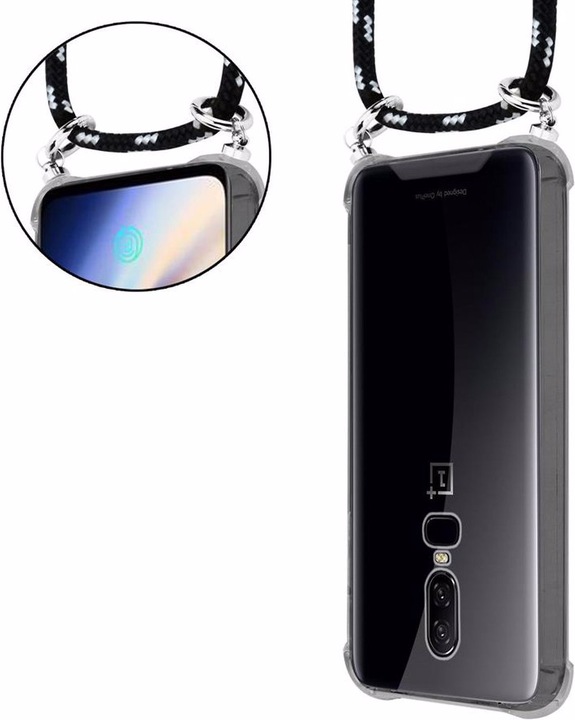 Produktbild Cadorabo TPU Handy Kette SILBER Cover