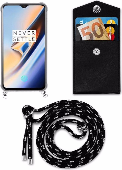 Produktbild Cadorabo TPU Handy Kette SILBER Cover