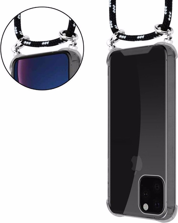 Produktbild Cadorabo TPU Handy Kette SILBER Cover