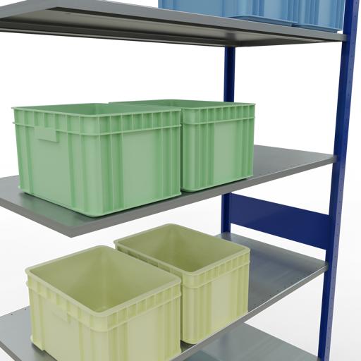 Image du produit Schulte Lagertechnik Système enfichable Élément suivant MULTIplus150 avec traverse de longueur